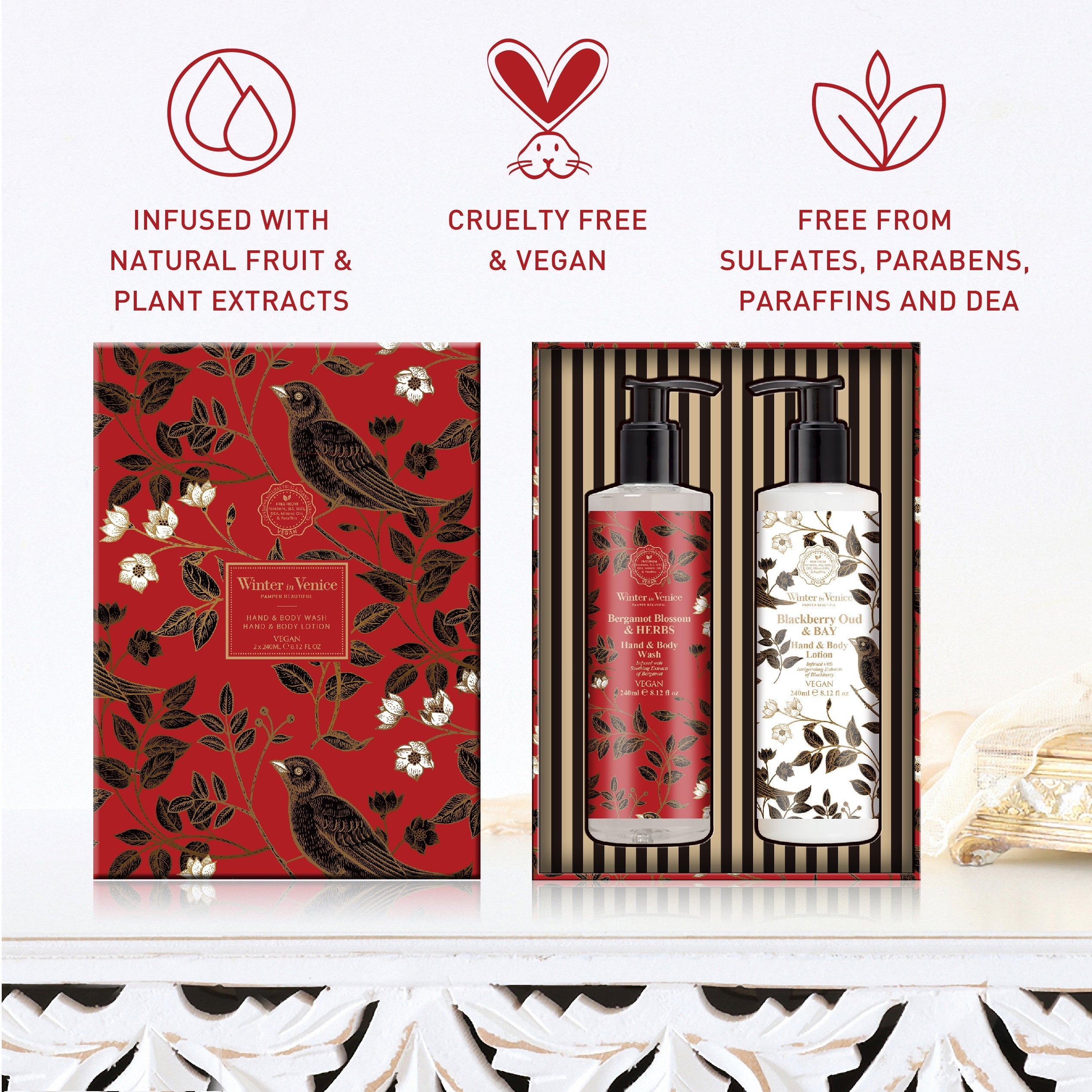 Winter In Venice Arabian Nights Hand & Body Wash and Hand & Body Lotion Set