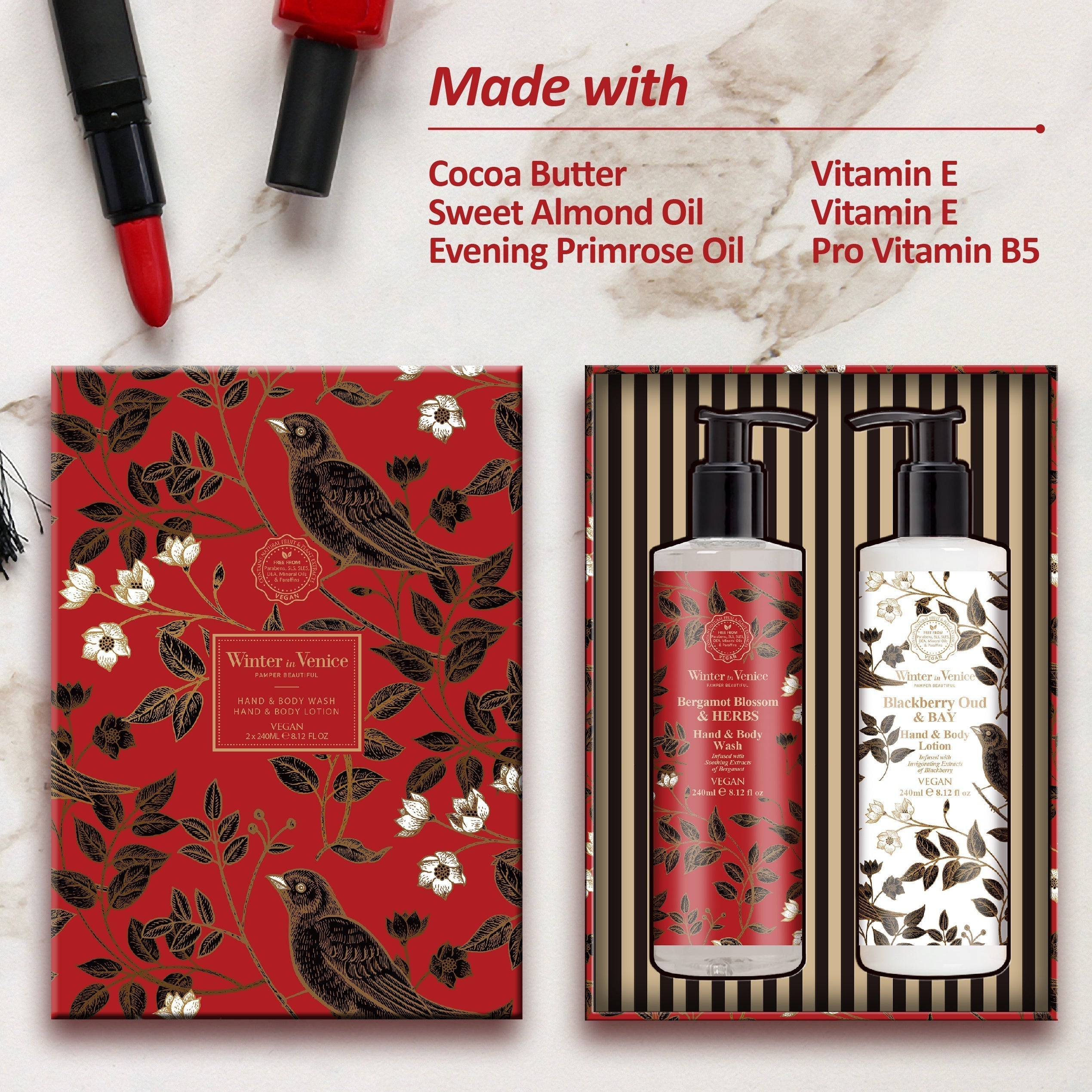 Winter In Venice Arabian Nights Hand & Body Wash and Hand & Body Lotion Set