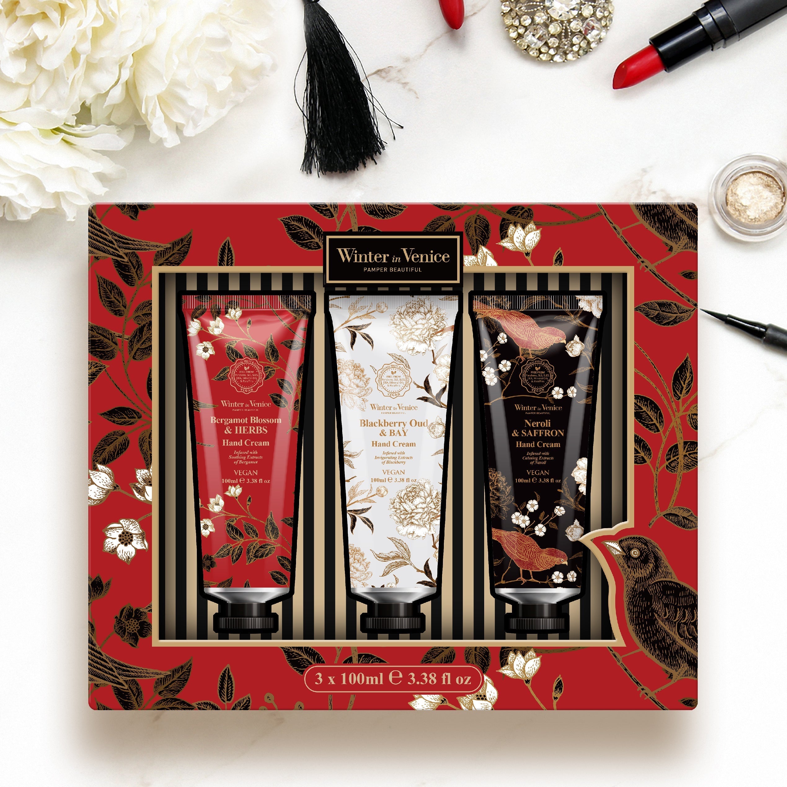 Winter In Venice Arabian Nights Hand Cream Tube Trio Set