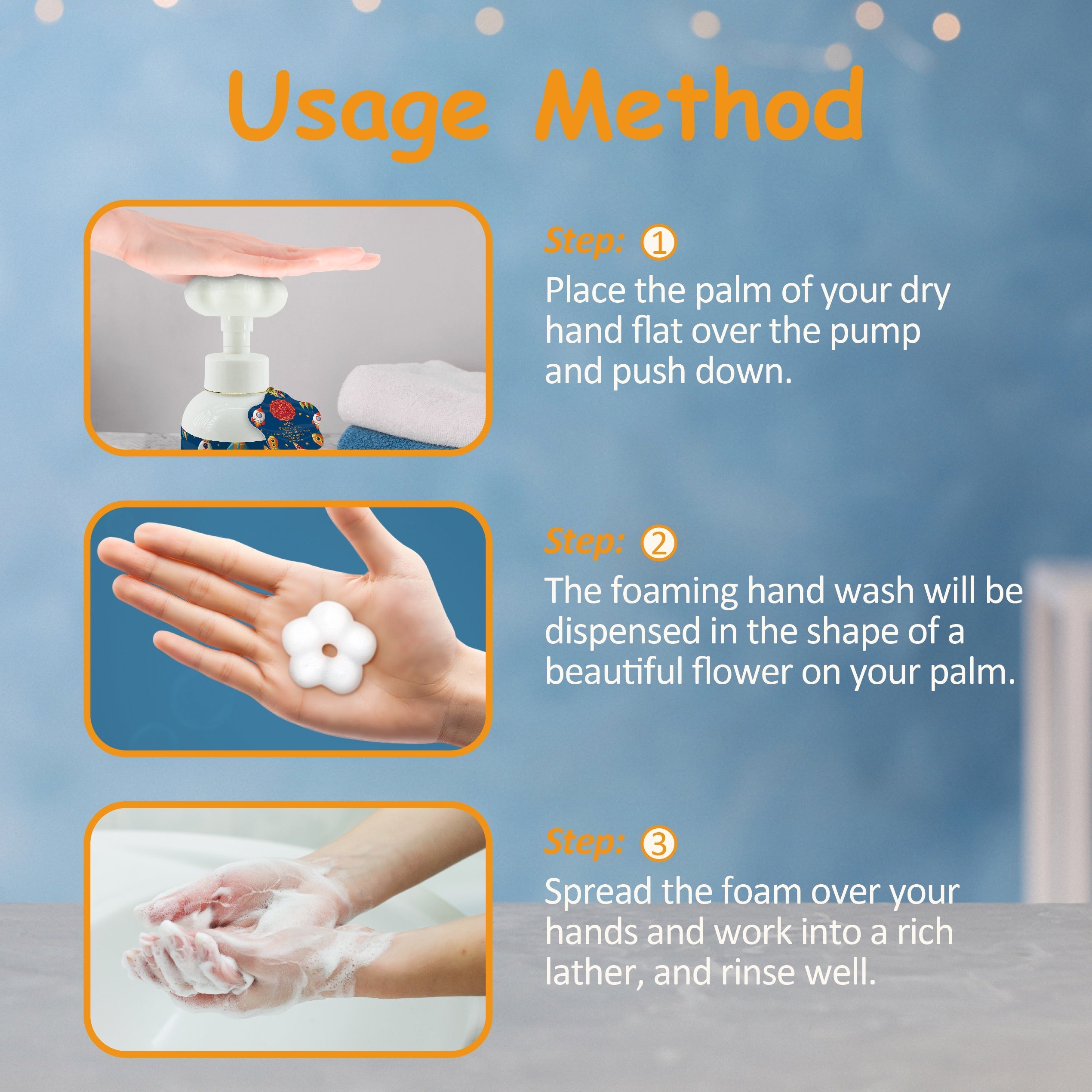 Winter In Venice Baba's Foaming Family Hand Wash Duo Set - Blue