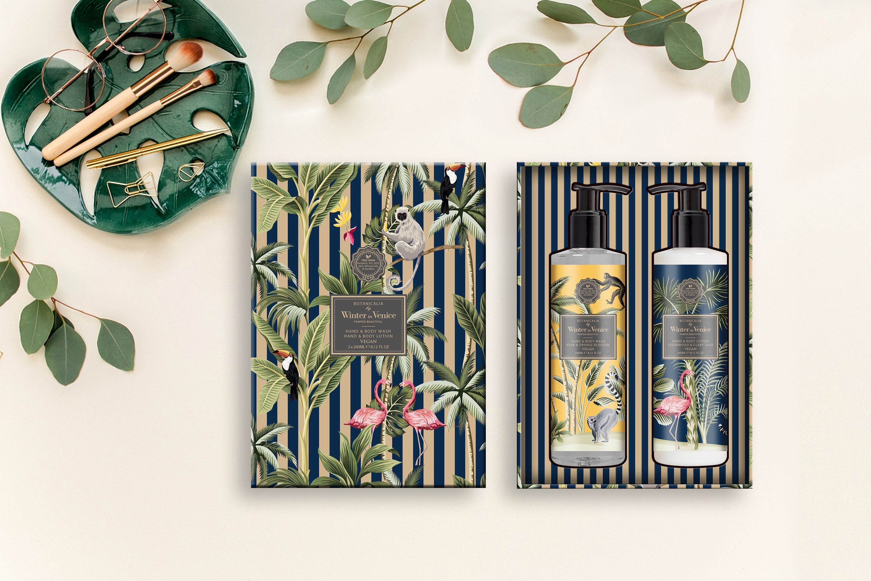 Winter In Venice Botanicalia Hand & Body Wash and Hand & Body Lotion Set