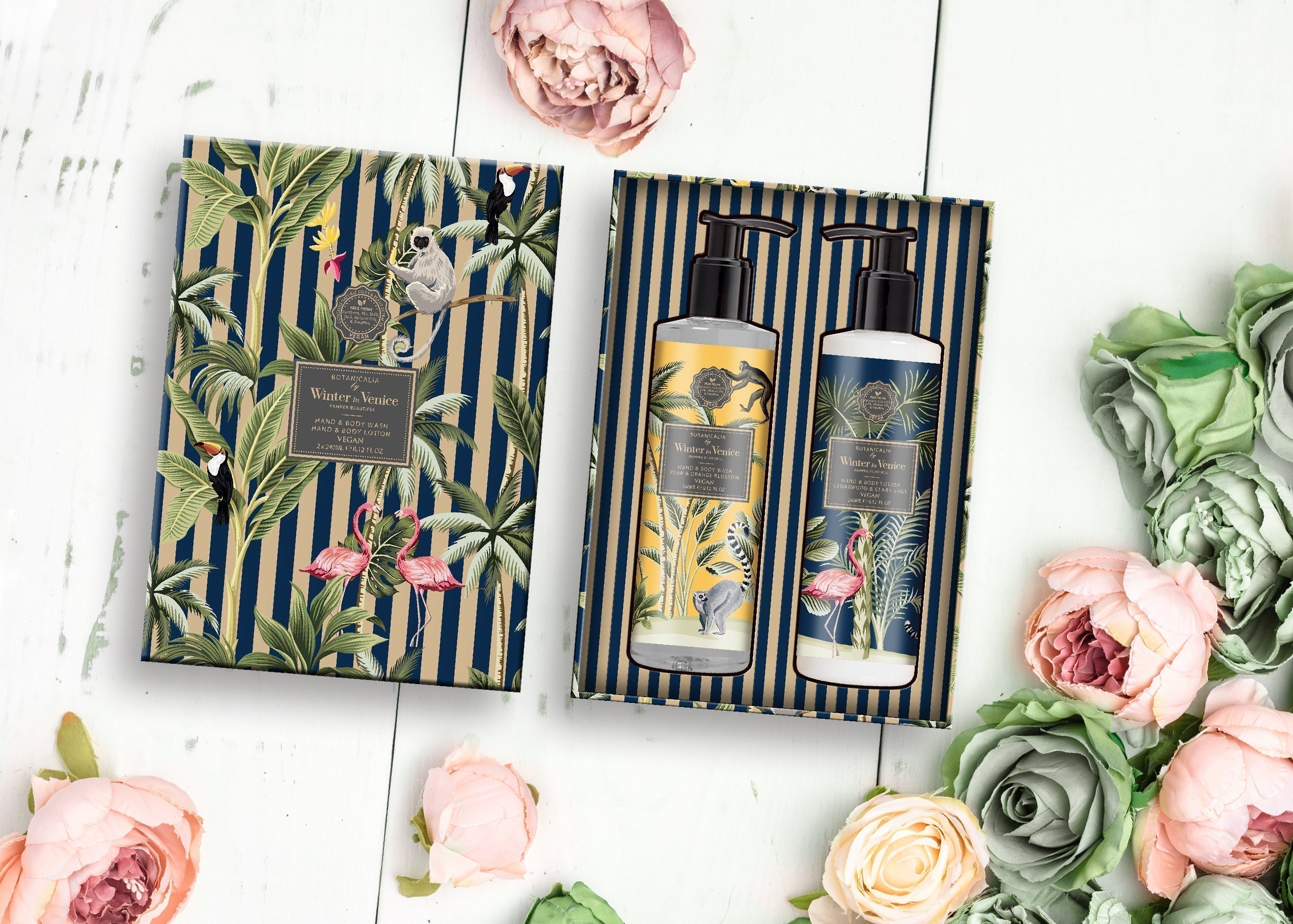 Winter In Venice Botanicalia Hand & Body Wash and Hand & Body Lotion Set