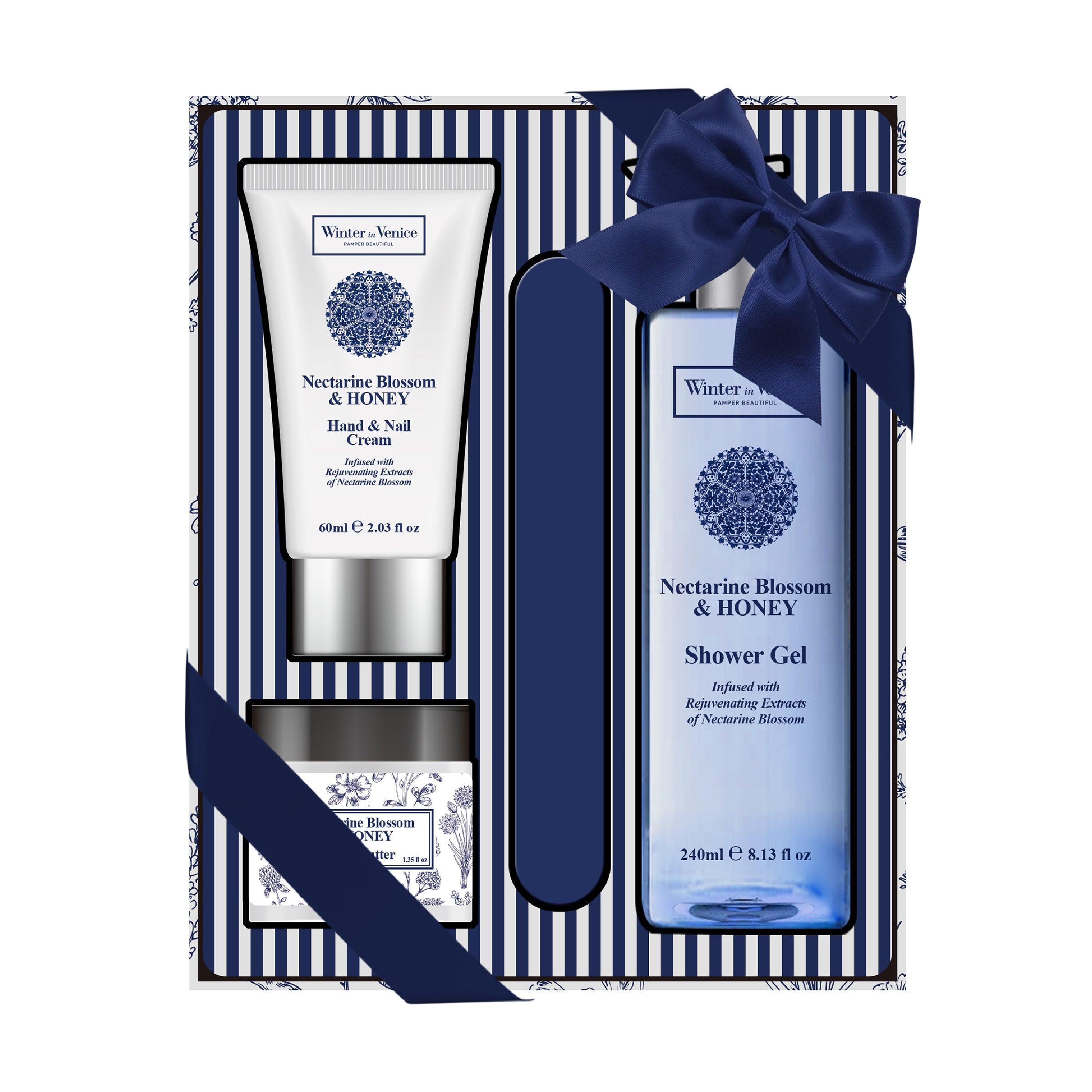 Winter In Venice Nectarine Blossom & Honey Bath & Body Gift Set