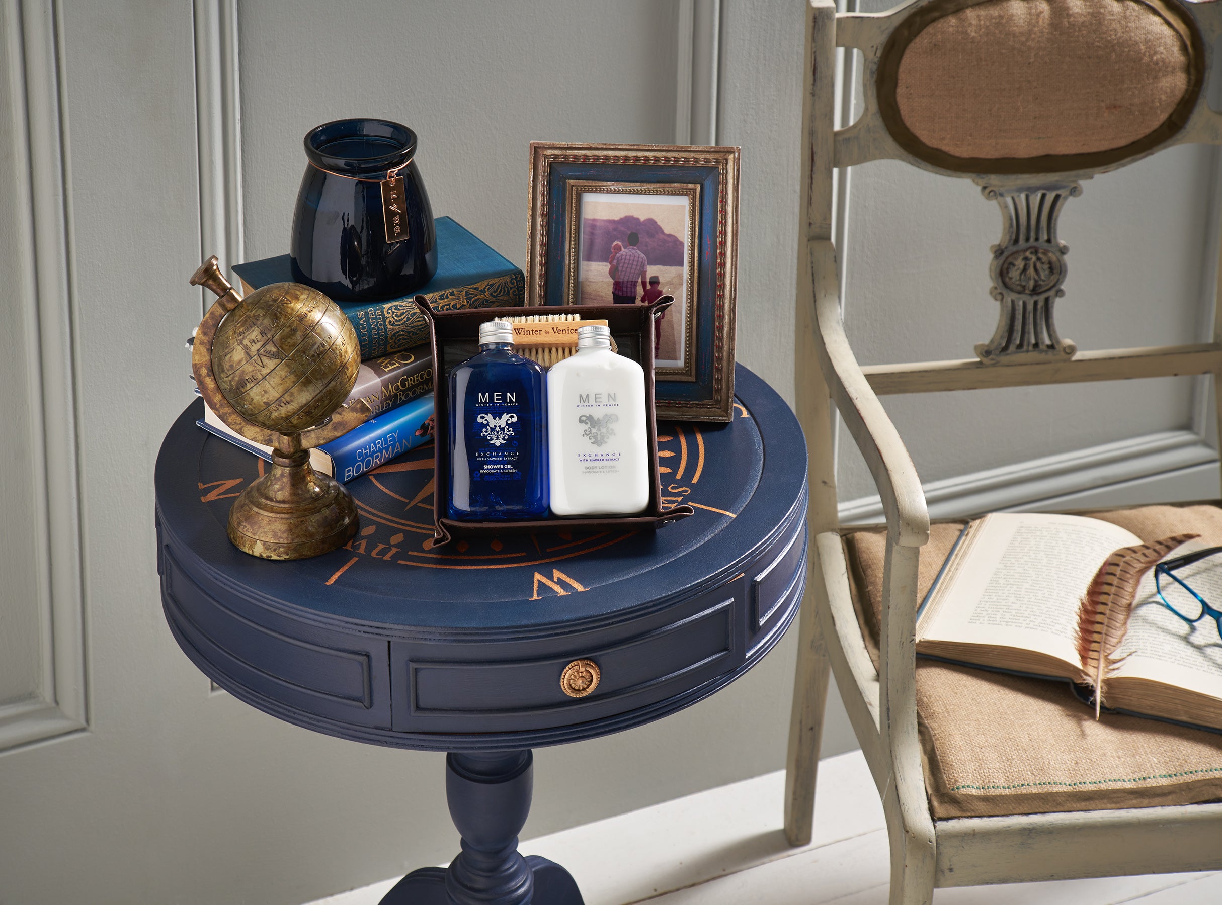 Winter In Venice simple Bedside Coin Tray