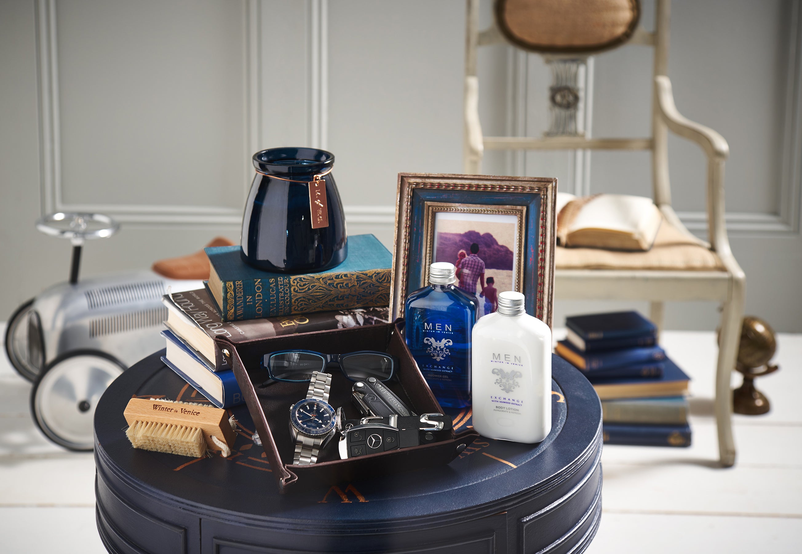 Winter In Venice simple Bedside Coin Tray