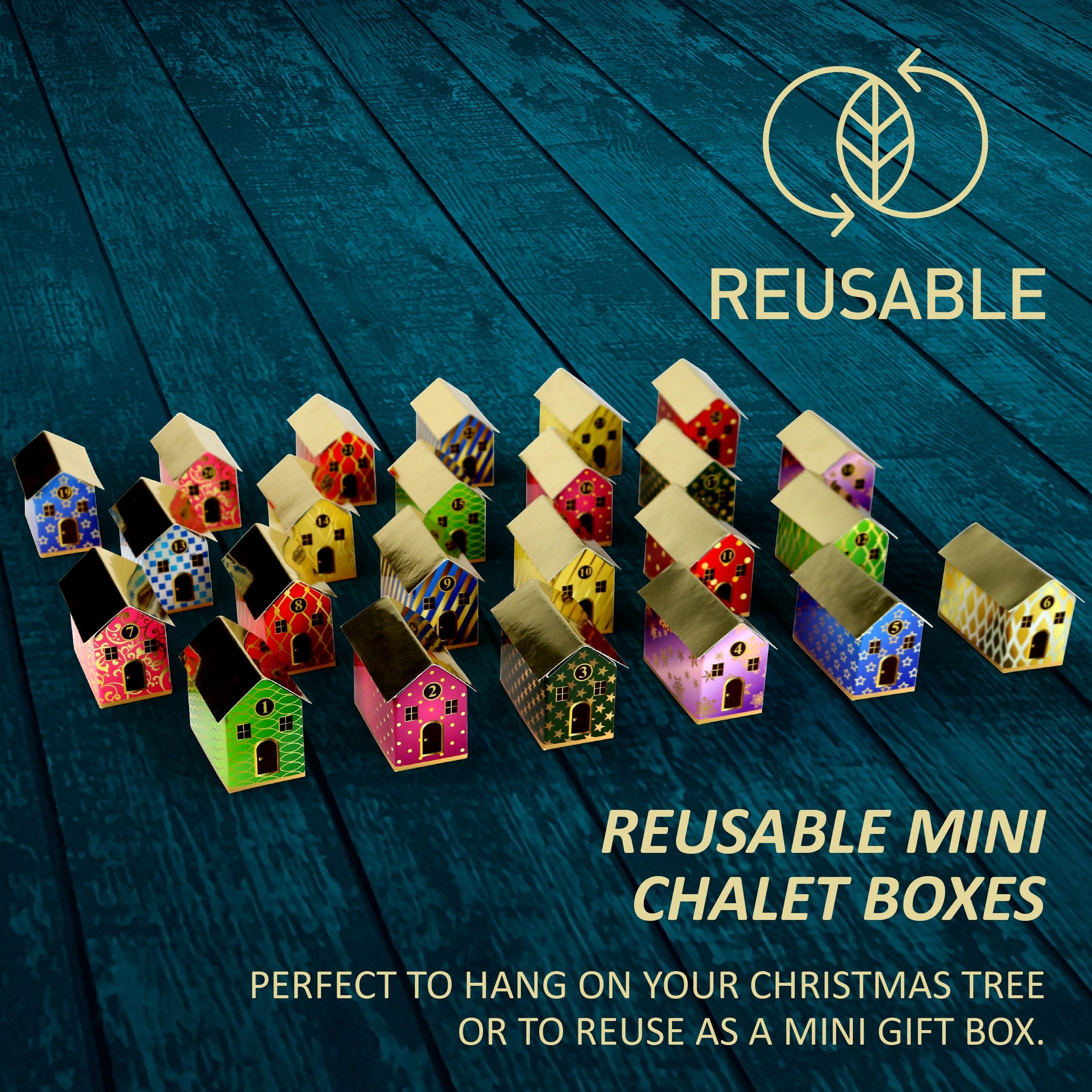 Winter In Venice simple Christmas Chalets Advent Calendar