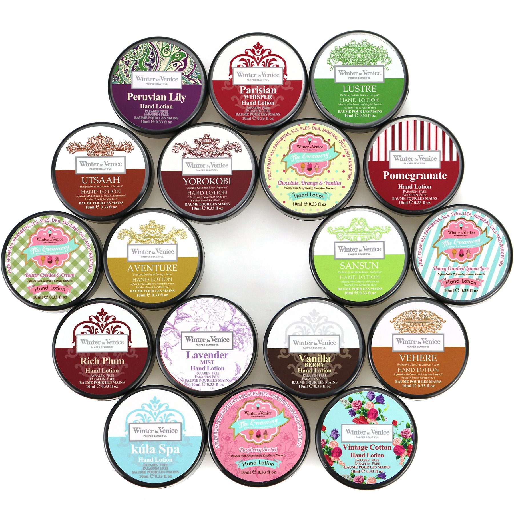 Winter In Venice simple Hand Lotion Collection