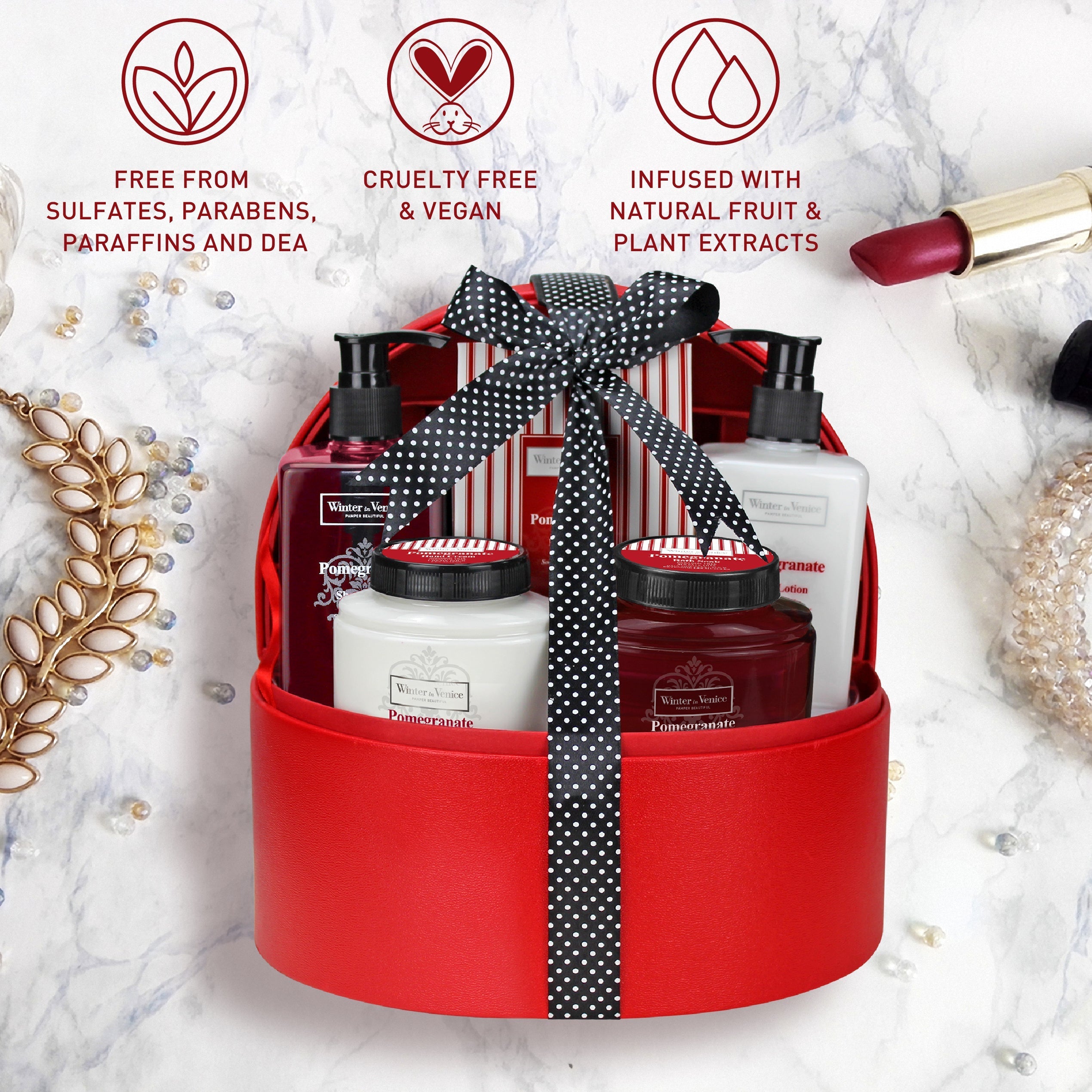 Winter In Venice simple Pomegranate Jewellery Case