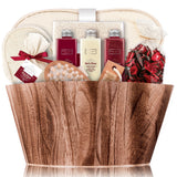 Winter In Venice simple Rich Plum Oval Bowl