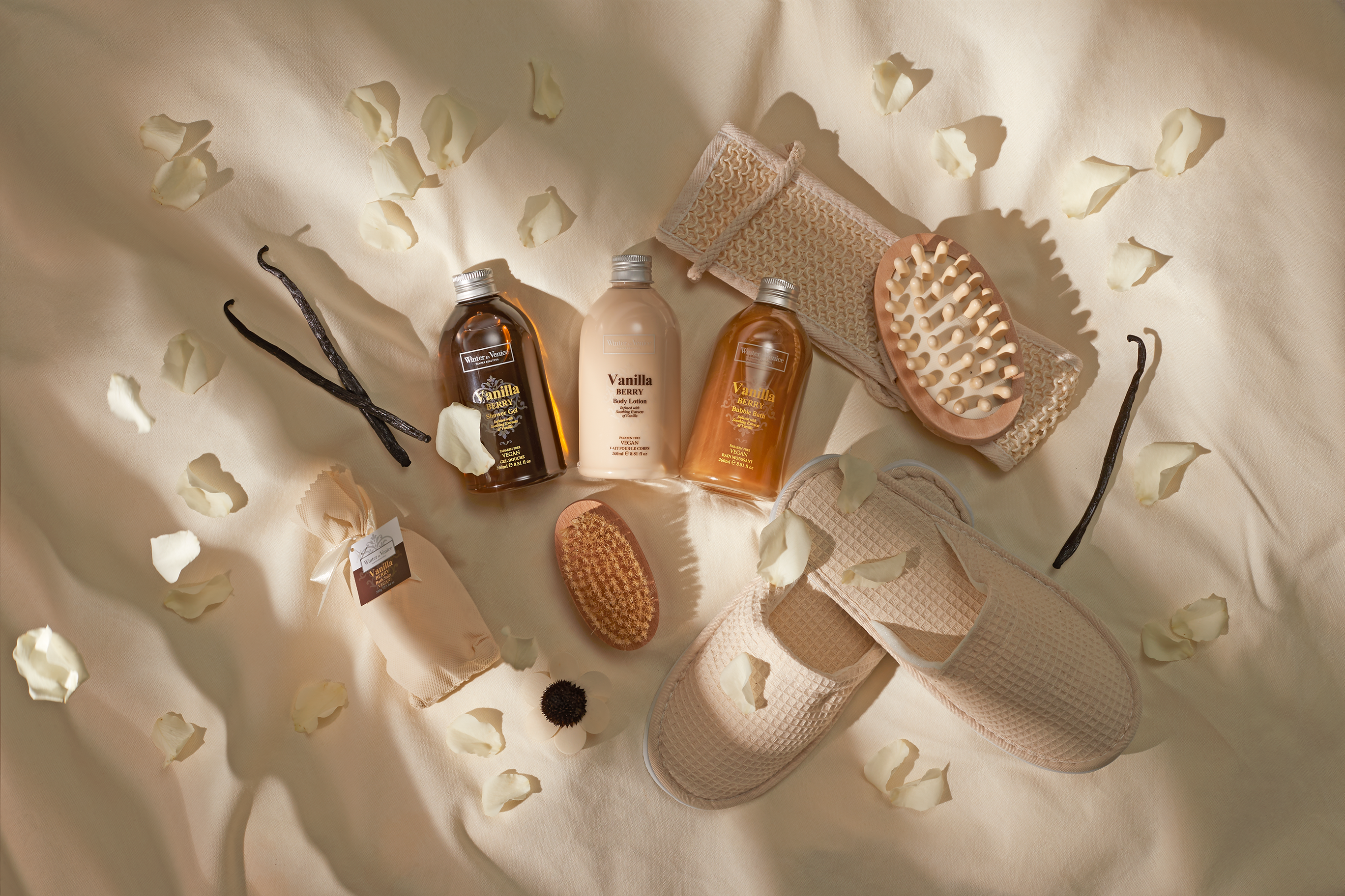 Winter In Venice simple Vanilla Berry Hat Box