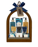 Gold & Blue Wavey Lantern Gift Set