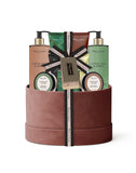 Citrus & Mist Brown Suede Hat Box Gift Set