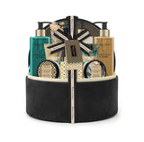 Winter In Venice Black & Gold Suede Jewellery Box Gift Set