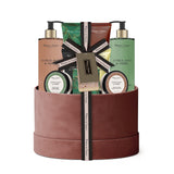 Winter In Venice Citrus & Mist Brown Suede Hat Box Gift Set