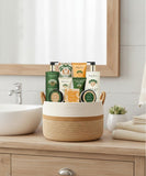 Winter In Venice Jungle Woven Natural Basket Gift Set