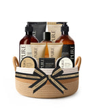 Winter In Venice Woven Natural PURE Basket Gift Set